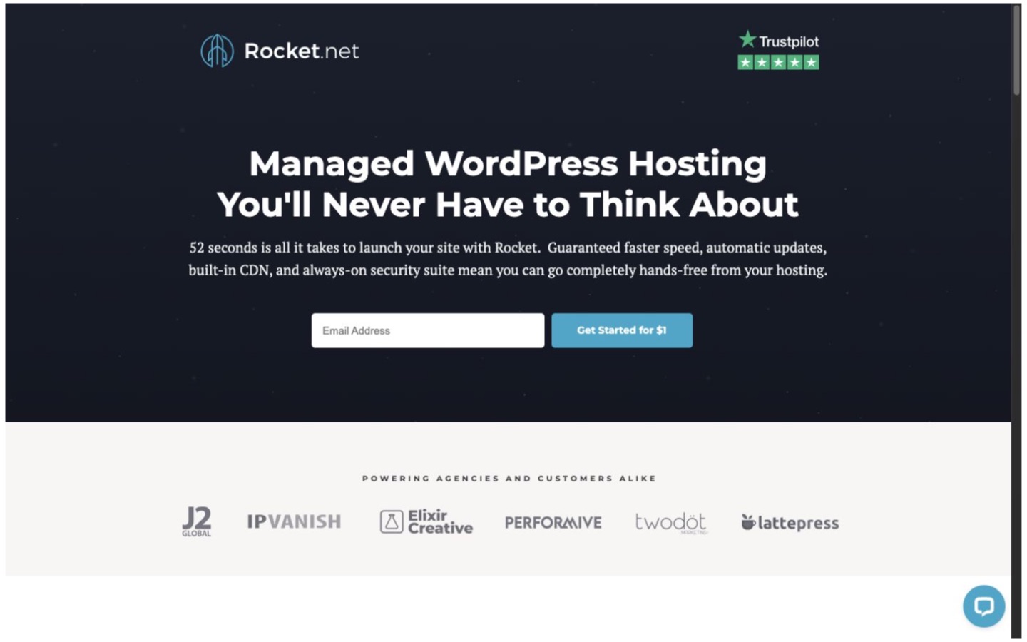 Rocket.net website screenshot