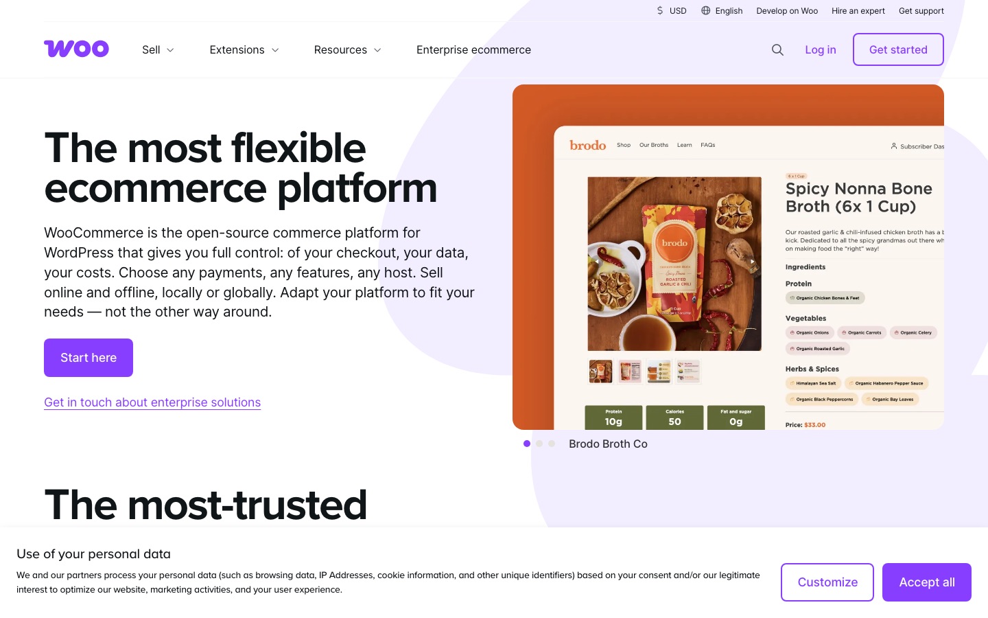 WooCommerce website screenshot