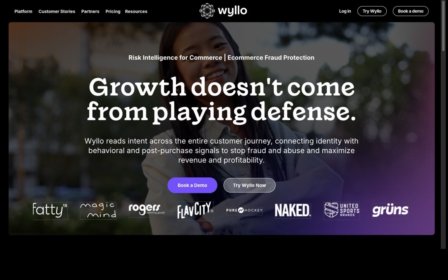 Wyllo website screenshot