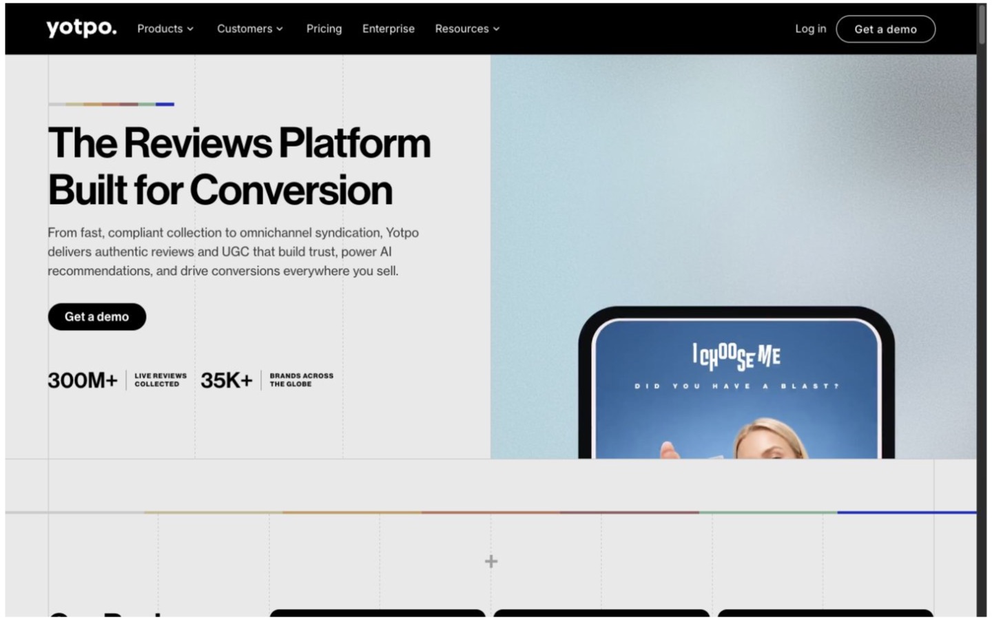 Yotpo Reviews website screenshot