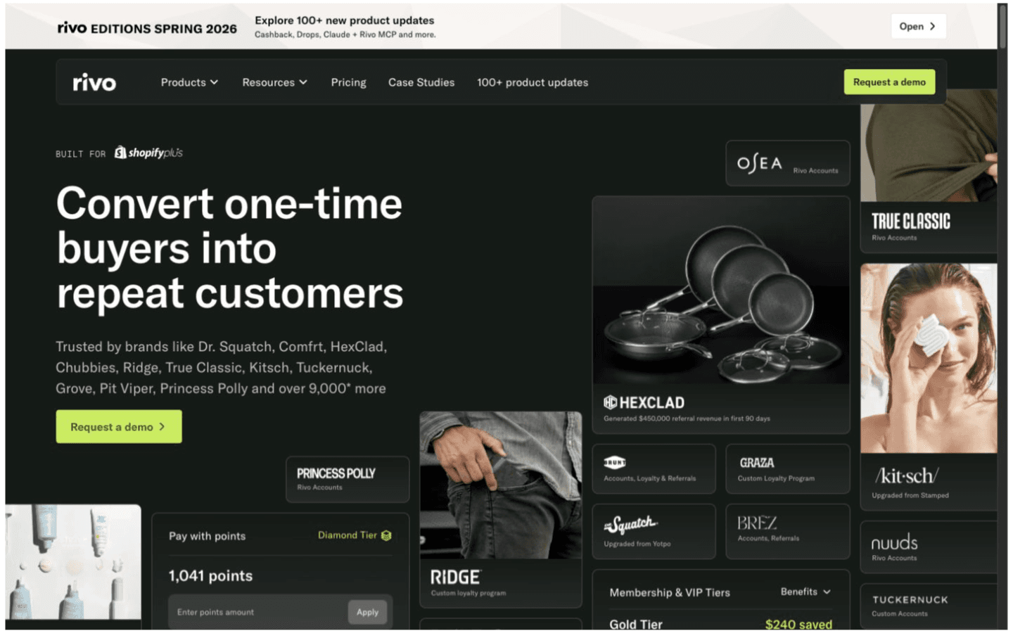 Rivo website screenshot