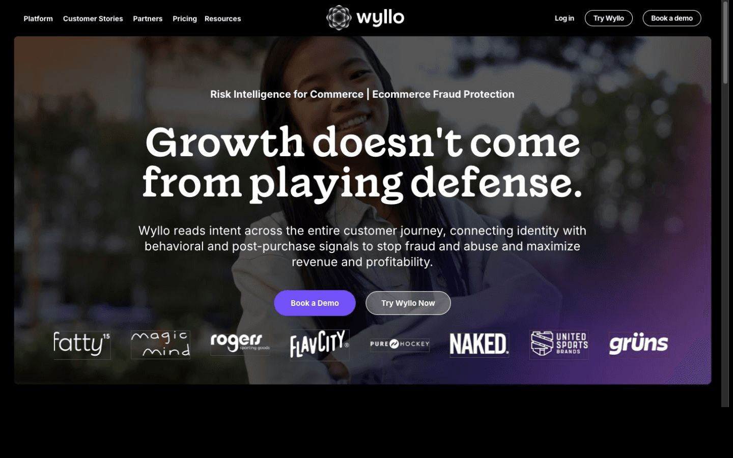 Wyllo website screenshot